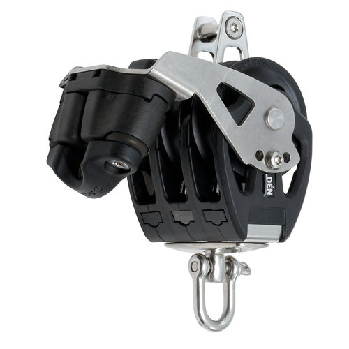 Triple block - 405-001-10 - SELDÉN MAST - cam cleat / with swivel / with becket