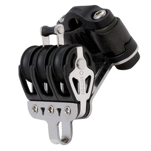 Triple block - 402-101-08 - SELDÉN MAST - cam cleat / with becket / with fixed head