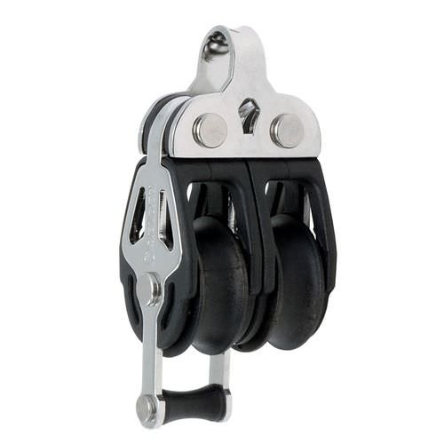 Double block - 402-101-04 - SELDÉN MAST - cheek / with becket / with fixed head