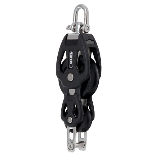 Single block - 405-001-12 - SELDÉN MAST - fiddle / with swivel / with becket