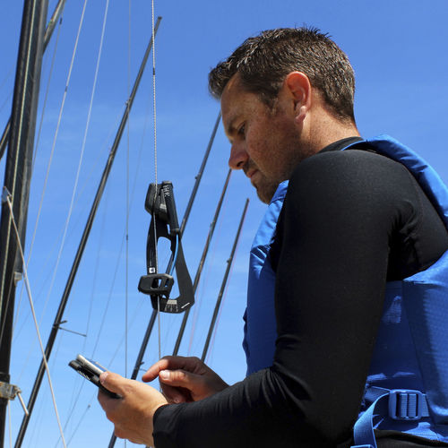 Sailboat tension gauge RigSense Spinlock for rigging