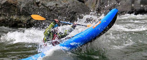 Sit-on-top kayak - K1 10.5 - Hyside - inflatable / recreational / adult