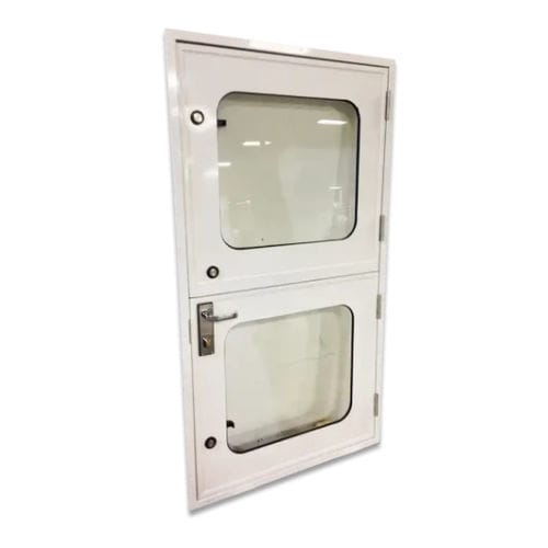 Boat door - 1600-RD  - Pompanette - side-hinged / extruded aluminum