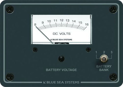 Boat voltmeter - 8015 - Blue Sea