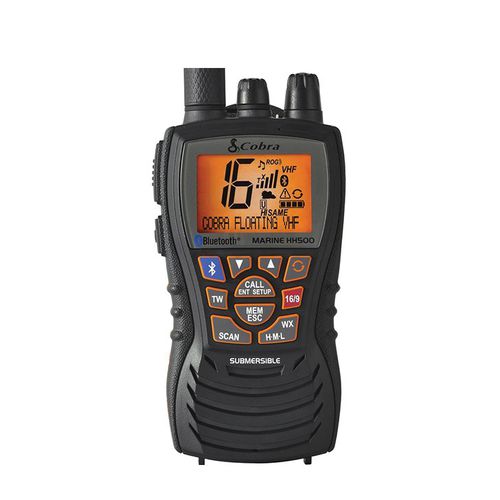 Boat radio - MR HH500 FLT BT - Cobra - portable / VHF / submersible