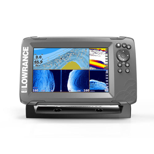 Chart plotter combo - HOOK² 7 US - Lowrance - fishfinder / sonar / GPS