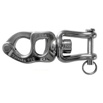 Snap shackle with shackle - T12 - CB - Tylaska - quick-release / multi-purpose