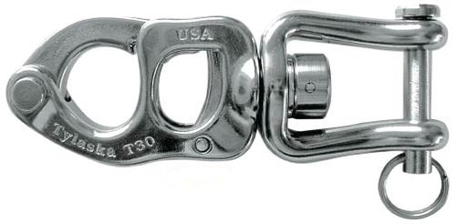 Snap shackle with shackle - T30 - CB - Tylaska - quick-release / multi-purpose