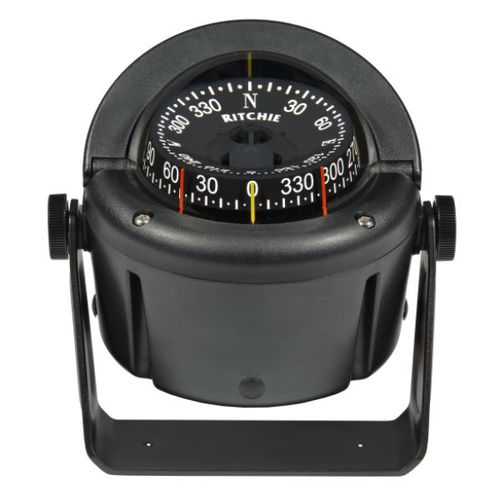 Boat steering compass - HB-741 - Ritchie Navigation - magnetic / horizontal / with mounting bracket