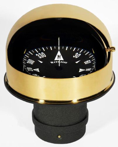 Motor boat steering compass - FD-600-EX - Ritchie Navigation - magnetic / horizontal / built-in