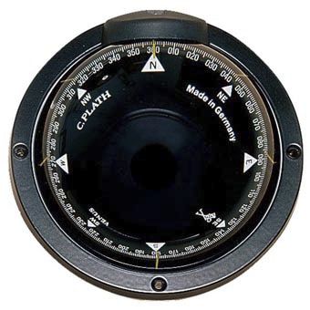 Boat steering compass - C Plath Venus - Weems & Plath - magnetic / horizontal
