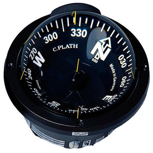 Boat steering compass - C Plath - Weems & Plath - magnetic / horizontal / built-in