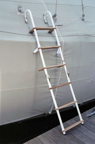 Yacht ladder - GMT Composites - hook / boarding / carbon
