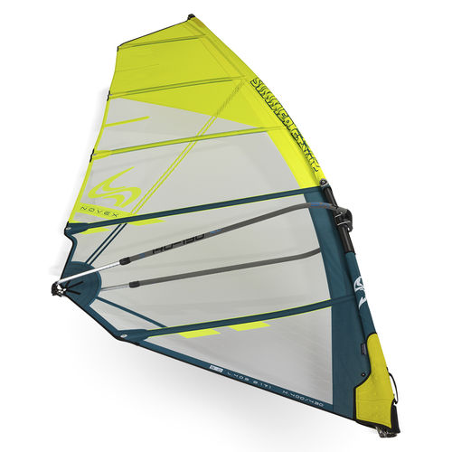 Entrylevel windsurf sail Novex Simmer SDM / 4batten / yellow
