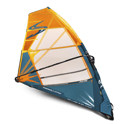 Wave windsurf sail Ace Simmer freestyle / RDM / 4batten