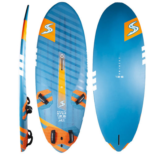 Freerace windsurf board - G6 Monster - Simmer - PVC / carbon / with foil