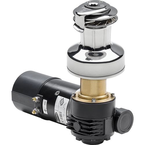 Self-tailing sailboat winch - 40ST FS E1 - Andersen - electric / 2-speed / single-speed