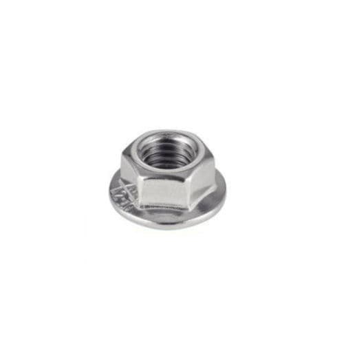 Hexagonal nut - 6052 - MPI-INOX - flange / stainless steel / toothed