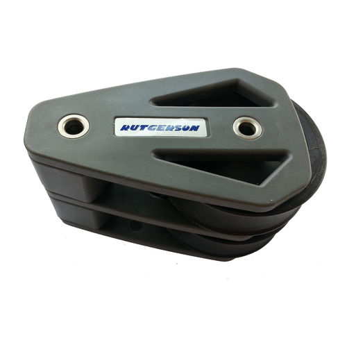 Double block - B300062 - RUTGERSON - mast foot / plain bearing / max. rope ø 14 mm