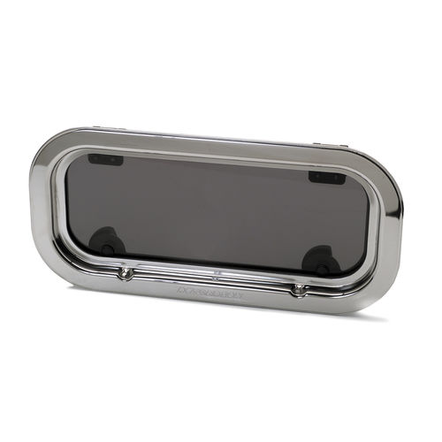 Rectangular portlight - A2120-200CH - RUTGERSON - for boat / opening / with rounded corners