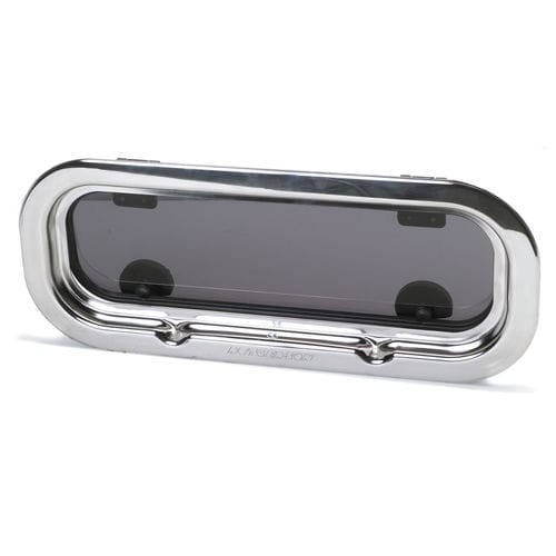 Rectangular portlight - A2320-180CH - RUTGERSON - for boat / opening / with rounded corners