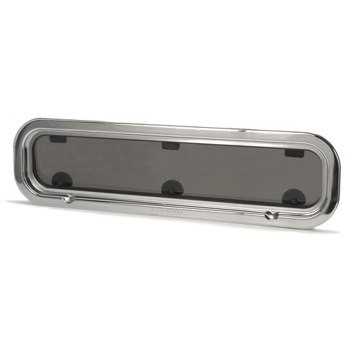 Rectangular portlight - A2320-190CH - RUTGERSON - for boat / opening / with rounded corners