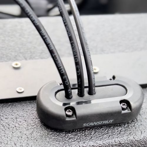 Boat through-deck gland - DS-MULTI-P-BLK - Scanstrut