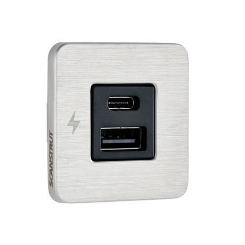 Boat USB socket - SC-TILE-11 - Scanstrut
