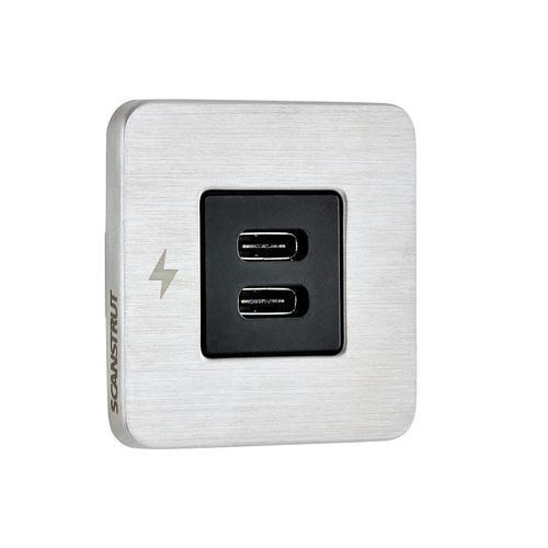 Boat USB socket - SC-TILE-21 - Scanstrut