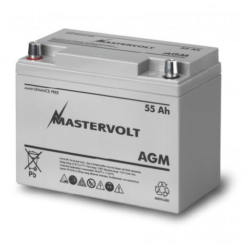 Marine battery - 6200 series - Mastervolt - 12 V / AGM