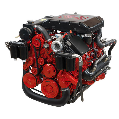 Inboard engine - V8 - BUKH - diesel / professional vessel / variable geometry turbocharger