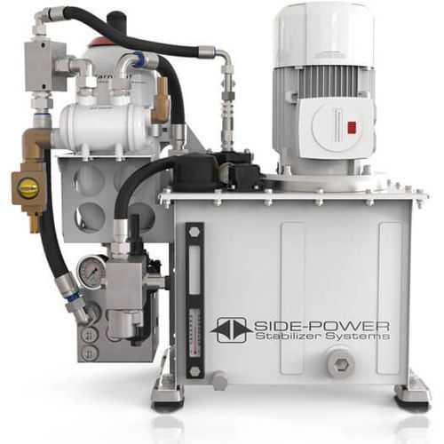 Boat hydraulic power unit SidePower for stabilizer systems