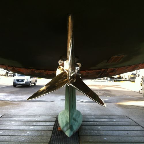Sailboat propeller - Gori Propeller - folding / shaft drive / 3-blade