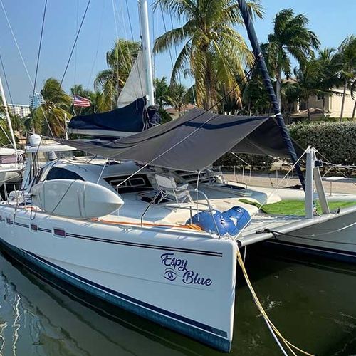 Sailboat sun awning - ATN - cockpit