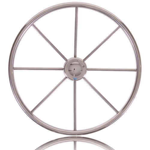 Stainless steel power boat steering wheel - 14 - Stazo marine equipment bv - traditional