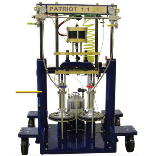 Adhesive spraying machine - 1:1 5-Gallon - Magnum Venus Products - mobile / for shipyards
