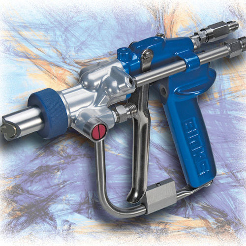 Chop gun - FRP  - Binks - for shipyards / HVLP / internal mixing