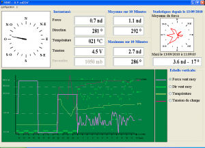 Weather software - StatMETEO - LCJ Capteurs - for boat