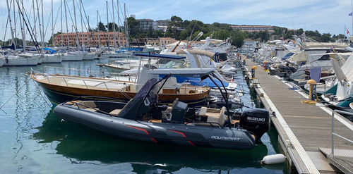 Outboard inflatable boat - 700  - AquaSpirit - RIB / stepped hull / open