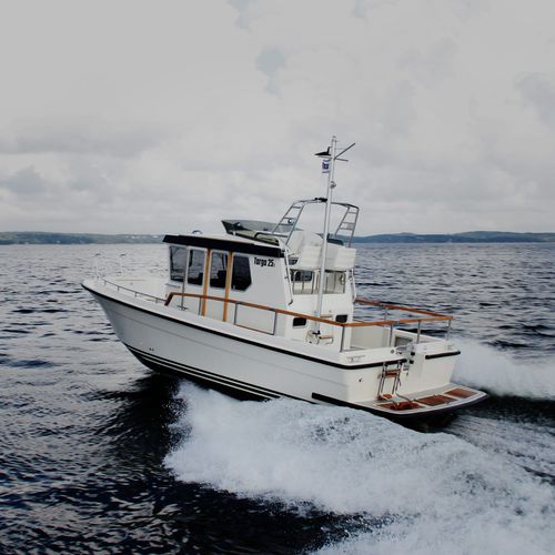 Outboard walkaround - 25.1 - Targa - inboard / twin-engine / wheelhouse