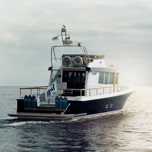 IPS POD walkaround - 44 - Targa - twin-engine / wheelhouse / flybridge