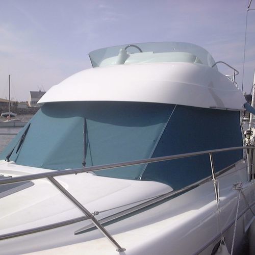 Protective cover - NVequipment - for motor boats / windshield / PVC