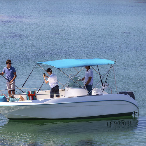 Boat Bimini top - NVequipment - cockpit / stainless steel frame