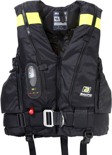 Self-inflating life jacket - HYBRID 220 - Baltic - unisex / with safety harness / professional