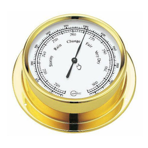 Analog barometer - 184MS - Barigo - brass