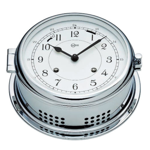Bell clock - 591CR - Barigo - chrome