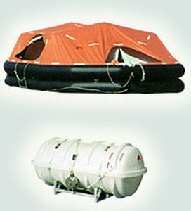 Ship liferaft - L1300AB - Canepa & Campi - SOLAS / davit-launched / inflatable