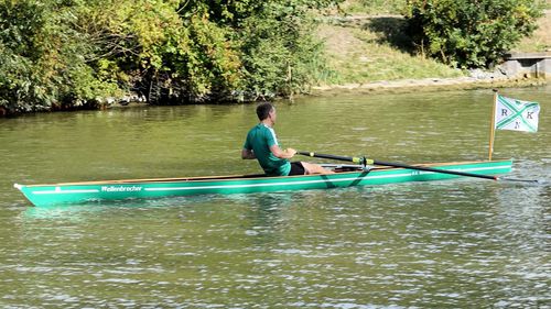 Classic rowing boat - C1x - Baumgarten Bootsbau - racing / touring / recreational