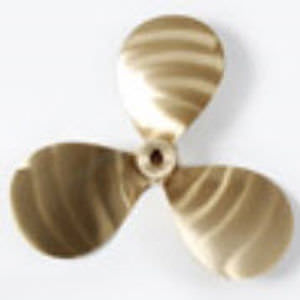 Boat propeller - TURBINE - Clements Engineering Ltd - fixed-pitch / propeller shaft / 3-blade