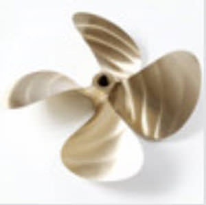 Yacht propeller - HYPERFORM - Clements Engineering Ltd - fixed-pitch / propeller shaft / 4-blade